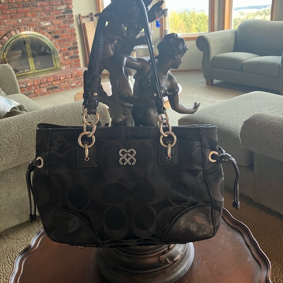 COACH Black Designer purse - Picture 2 of 13